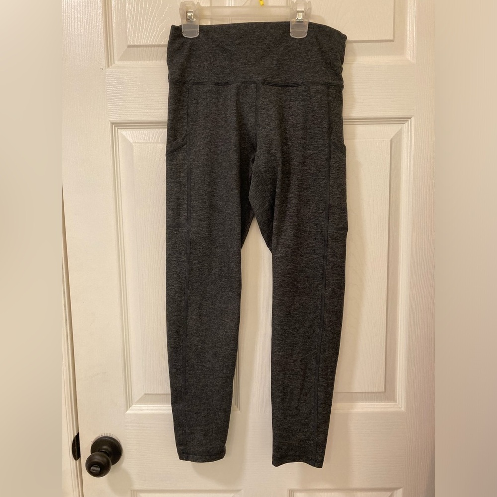 Aerie Chill Play Move Grey Pocket Leggings Size Large